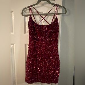 Juniors Lucy in the Sky semi formal dress